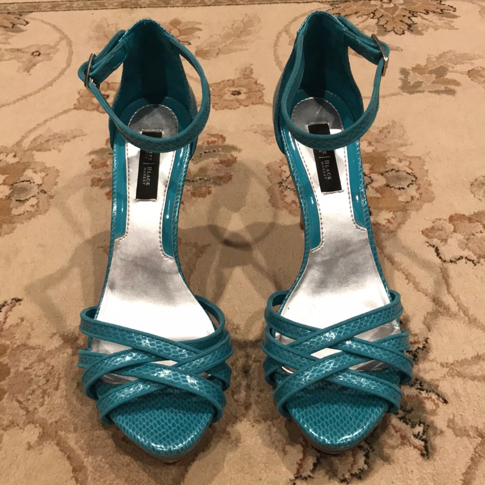 White House Black Market platform heels